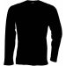 T-shirt homme col V manches longues K355 - Black