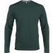 T-shirt homme manches longues col V K358 - Forest Green