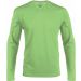 T-shirt homme manches longues col V K358 - Lime