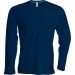 T-shirt homme manches longues col rond K359 - Navy