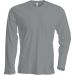 T-shirt homme manches longues col rond K359 - Oxford Grey