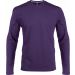 T-shirt homme manches longues col rond K359 - Purple