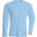 T-shirt homme manches longues col rond K359 - Sky Blue