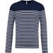 Marinière homme manches longues K366 - Striped Navy / White