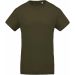 T-shirt homme coton bio col rond K371 - Mossy Green