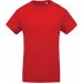T-shirt homme coton bio col rond K371 - Red