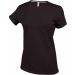 T-shirt femme manches courtes col rond K380 - Chocolate