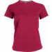 T-shirt femme manches courtes col rond K380 - Fuchsia