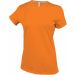 T-shirt femme manches courtes col rond K380 - Orange