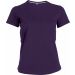 T-shirt femme manches courtes col rond K380 - Purple