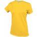 T-shirt femme manches courtes col rond K380- Yellow