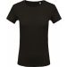 T-shirt femme col rond manches courtes K389 - Dark Grey