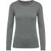 T-shirt femme col rond manches longues K392 - Grey Heather