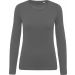 T-shirt femme col rond manches longues K392 - Storm Grey