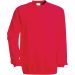Sweat-shirt encolure ronde unisexe K442 - Red
