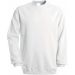 Sweat-shirt encolure ronde unisexe K442 - White