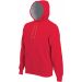 Sweat-shirt homme à capuche K443 - Red
