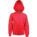Sweat-shirt enfant capuche zippé K455 - Red