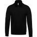 Sweat-shirt homme col zippé K478 - Black