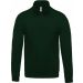Sweat-shirt homme col zippé K478 - Forest Green