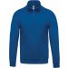 Sweat-shirt homme col zippé K478 - Light Royal Blue