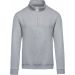 Sweat-shirt homme col zippé K478 - Oxford Grey