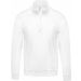 Sweat-shirt homme col zippé K478 - White