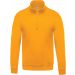 Sweat-shirt homme col zippé K478 - Yellow