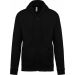 Sweat-shirt zippé à capuche K479 - Black