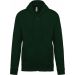 Sweat-shirt zippé à capuche K479 - Forest Green