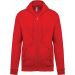 Sweat-shirt zippé à capuche K479 - Red