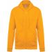 Sweat-shirt zippé à capuche K479 - Yellow