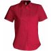 Chemise manches courtes femme popeline K544 - Classic Red