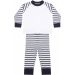 Pyjama à rayures LW072 - Navy / White