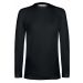 T-shirt sport double peau manches longues unisexe PA005 - Black