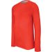 T-shirt sport double peau manches longues unisexe PA005 - Sporty Red