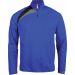 Sweat-shirt enfant d'entraînement 1/4 zip PA329 - Sporty Royal Blue / Black / Storm Grey