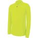 Sweat-shirt homme running 1/4 zip PA335 - Fluorescent Yellow