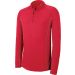 Sweat-shirt homme running 1/4 zip PA335 - Sporty Red