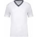 T-shirt polyester University PA4005 - White / Navy