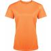 T-shirt femme manches courtes sport PA439 - Orange