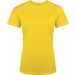 T-shirt femme manches courtes sport PA439 - True Yellow