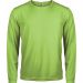T-shirt homme manches longues sport PA443 - Lime
