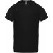T-shirt homme polyester col V manches courtes PA476 - Black