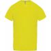 T-shirt homme polyester col V manches courtes PA476 - Fluorescent Yellow