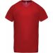 T-shirt homme polyester col V manches courtes PA476 - Red