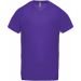 T-shirt homme polyester col V manches courtes PA476 - Violet