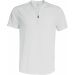 T-shirt 1/4 zip manches courtes unisexe PA486 - White