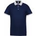 Polo homme piqué performance PA489 - Sporty Navy / White