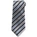 Cravate Candy Stripe PB766 - Black / Grey